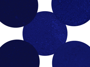 Blauwe Pigmenten in 500 ml. Potten